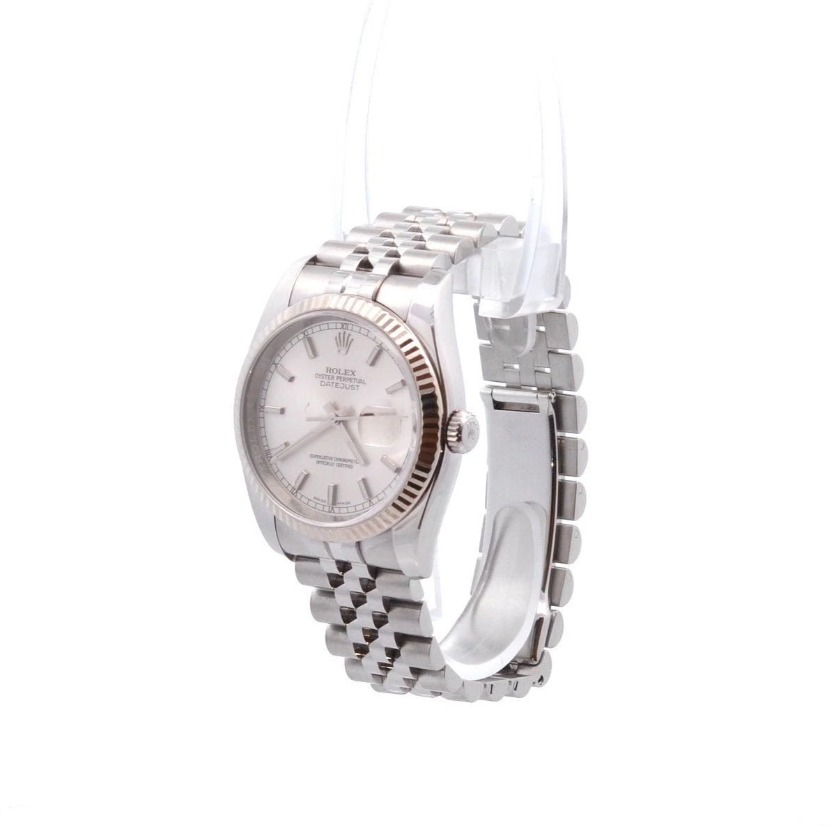 Montre Automatique ROLEX "Oyster Perpetual Date Just" En Acier 2 Montre Automatique ROLEX "Oyster Perpetual Date Just" En Acier – Image 2