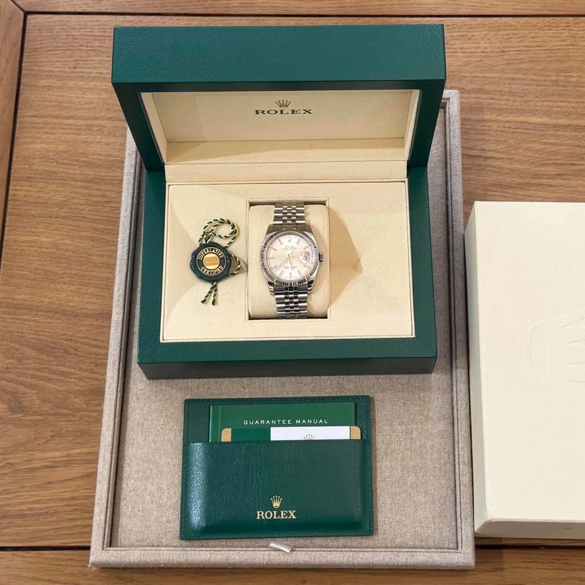 Montre Automatique ROLEX "Oyster Perpetual Date Just" En Acier 5 Montre Automatique ROLEX "Oyster Perpetual Date Just" En Acier – Image 5