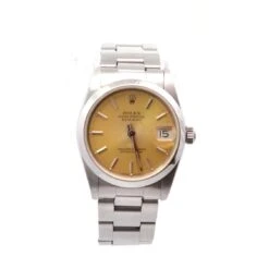 Montre ROLEX "Oyster Perpetual Date Just" En Acier Et Saphir