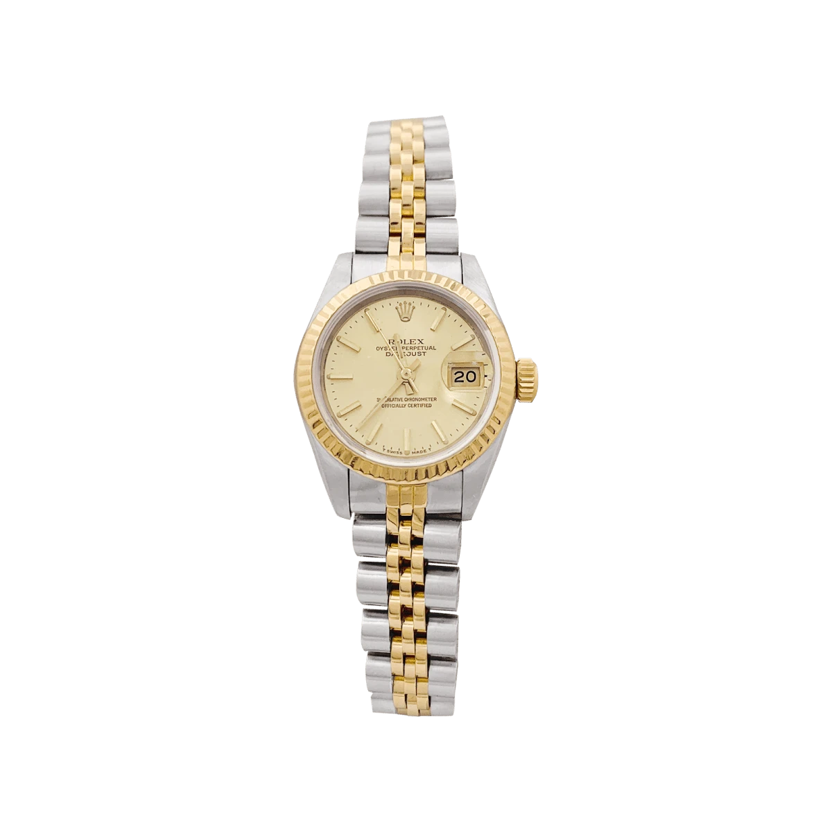 Miller Montre ROLEX "Oyster Perpetual Datejust" En Or Jaune Et Acier 1 Miller Montre ROLEX "Oyster Perpetual Datejust" En Or Jaune Et Acier