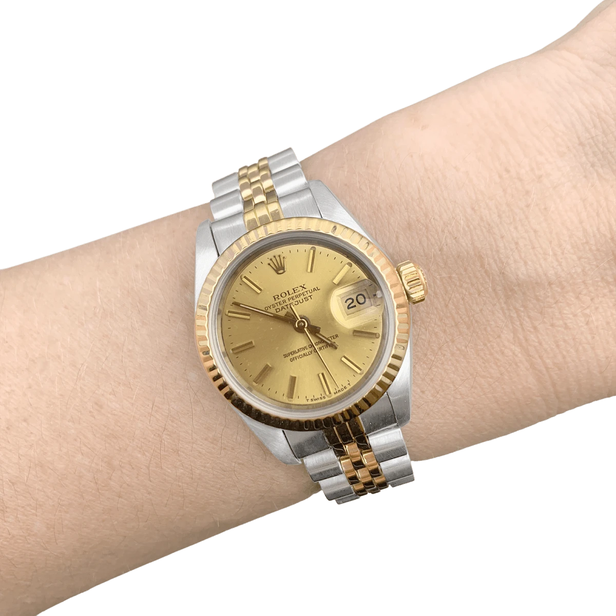 Miller Montre ROLEX "Oyster Perpetual Datejust" En Or Jaune Et Acier 2 Miller Montre ROLEX "Oyster Perpetual Datejust" En Or Jaune Et Acier – Image 2