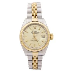 Miller Montre Rolex, "Oyster Perpetual Datejust", Or Jaune Et Acier.