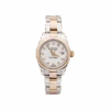 Miller Montre ROLEX, "Oyster Perpetual Datejust" En Or Rose, Acier Et Diamant