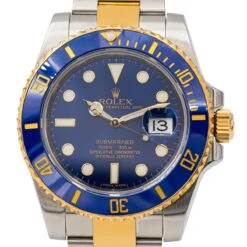 Montre ROLEX "Submariner" En Or Jaune Et Acier -Castafiore Boutique montre rolex submariner en or jaune et acier 767421