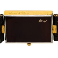 Montre S.T. DUPONT En Plaqué Or Et Cuir -Castafiore Boutique montre saint dupont en plaque or 873790