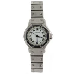 Montre Automatique CARTIER "Santos Octagon" En Acier