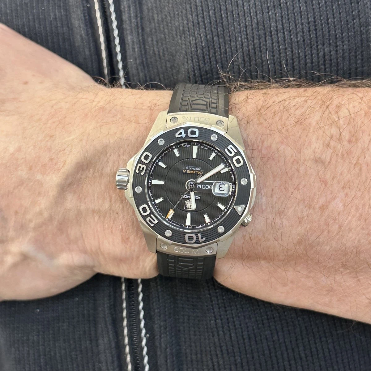 Montre TAG HEUER "Aquaracer" En Acier 2 Montre TAG HEUER "Aquaracer" En Acier – Image 2