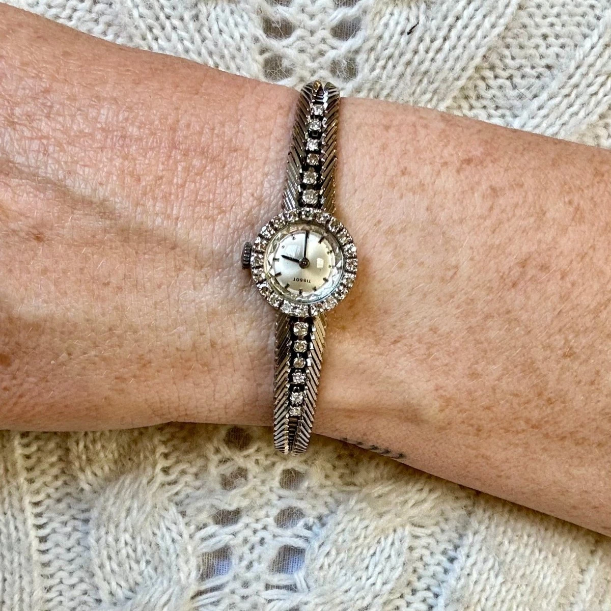 Montre TISSOT En Or Blanc Et Diamants 2 Montre TISSOT En Or Blanc Et Diamants â Image 2