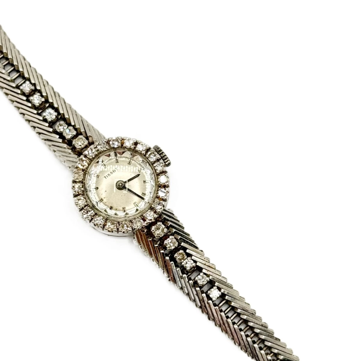 Montre TISSOT En Or Blanc Et Diamants 3 Montre TISSOT En Or Blanc Et Diamants â Image 3