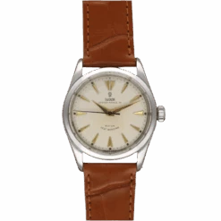 Montre TUDOR "Oyster Prince" En Acier Et Cuir