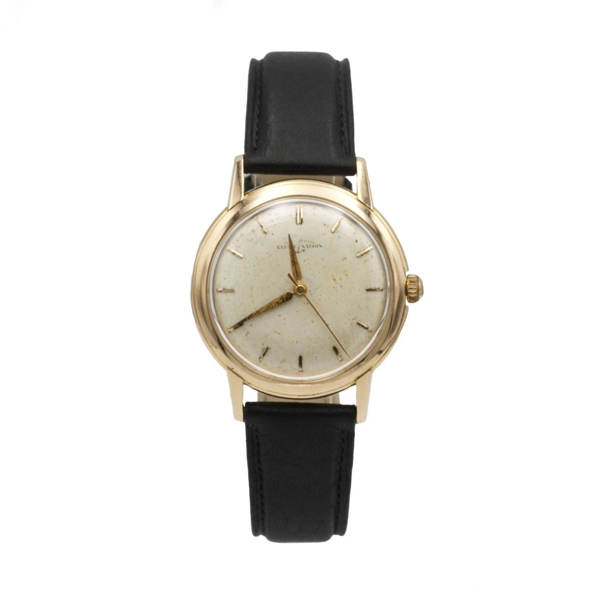 Montre Automatique ULYSSE NARDIN En Or Jaune Et Cuir 1 Montre Automatique ULYSSE NARDIN En Or Jaune Et Cuir