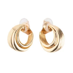 Boucles D'oreilles Créoles VAN CLEEF & ARPELS En Or Jaune