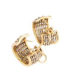 Paire De Créoles Signée De La Maison Cartier -Castafiore Boutique paire de creoles signee de la maison cartier 395316