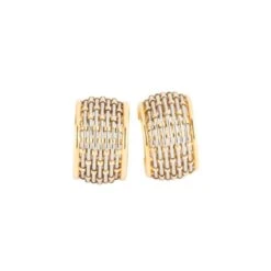 Paire De Créoles Signée De La Maison Cartier