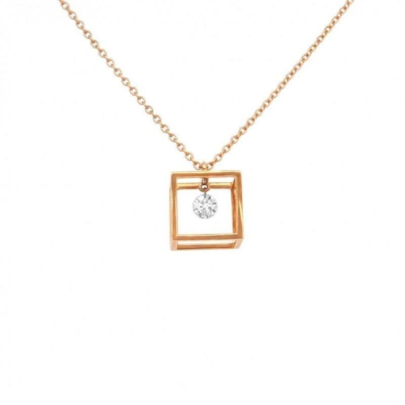 Pendentif Barro Or Rose Diamant 1 Pendentif Barro Or Rose Diamant