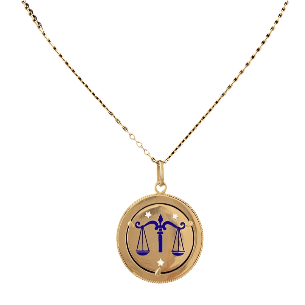 Pendentif En Or Jaune Et émail 1 Pendentif En Or Jaune Et émail