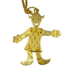 Pendentif FRED, "Arlequin" En Or Jaune Et Diamants -Castafiore Boutique pendentif fred arlequin en or jaune et diamants 230201