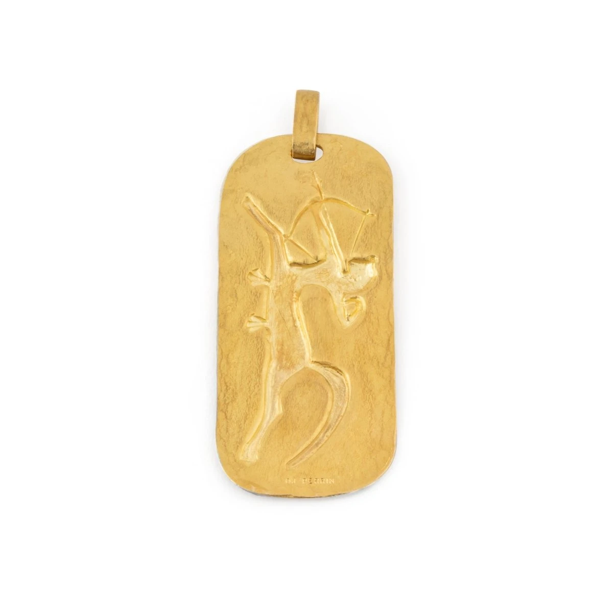 Pendentif O.J PERRIN Par GEORGES LENFANT "Sagittaire" En Or Jaune 4 Pendentif O.J PERRIN Par GEORGES LENFANT "Sagittaire" En Or Jaune – Image 4