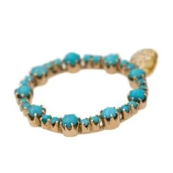 Pendentif Or Jaune Turquoise 9 Pendentif Or Jaune Turquoise -Castafiore Boutique pendentif or jaune turquoise 981075