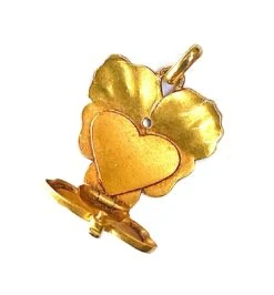 Pendentif Ouvrant Pensée En Or Jaune 6 Pendentif Ouvrant Pensée En Or Jaune -Castafiore Boutique pendentif ouvrant en or jaune 942632