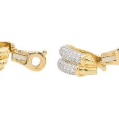 Piaget Boucles D'oreilles CréolesOr Jaune Diamant 15 Piaget Boucles D'oreilles CréolesOr Jaune Diamant -Castafiore Boutique piaget boucles doreilles creoles or jaune diamant 646112