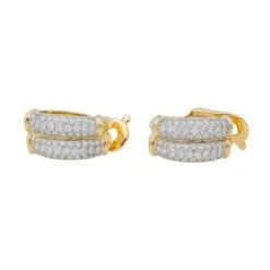 Piaget Boucles D'oreilles CréolesOr Jaune Diamant 10 Piaget Boucles D'oreilles CréolesOr Jaune Diamant -Castafiore Boutique piaget boucles doreilles creoles or jaune diamant 660761