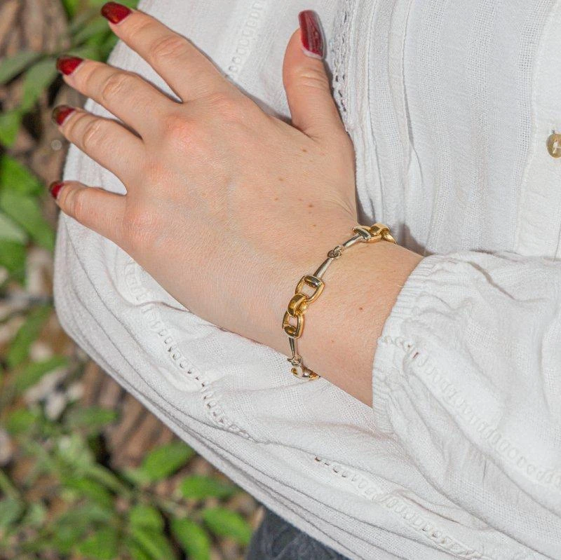 Bracelet PIAGET En Or Jaune Et Or Blanc 2 Bracelet PIAGET En Or Jaune Et Or Blanc – Image 2