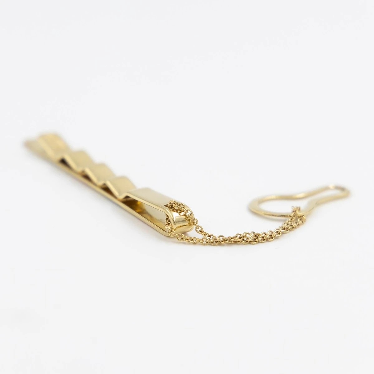 Pince à Cravate CHIMENTO En 3 Ors Pavé Diamants 7 Pince à Cravate CHIMENTO En 3 Ors Pavé Diamants – Image 7