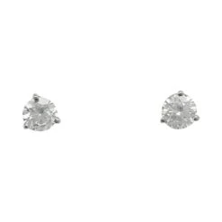 Miller Puces D'oreilles En Or Blanc, Diamants