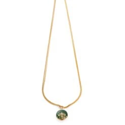 Collier Montre Gousset En Or Jaune, émail Et Diamants -Castafiore Boutique sautoir en or jaune email et diamants 743001