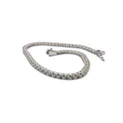 Bracelet Ligne Tennis En Or Blanc Et Diamants -Castafiore Boutique tennis en or 18 carats sertie de diamants naturels totalisant 284 ct 839374