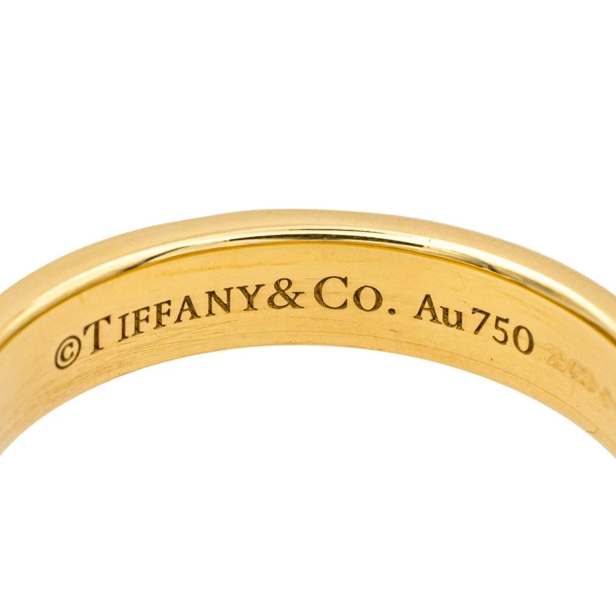 Bague Alliance TIFFANY & CO. "True" En Or Jaune 6 Bague Alliance TIFFANY & CO. "True" En Or Jaune – Image 6