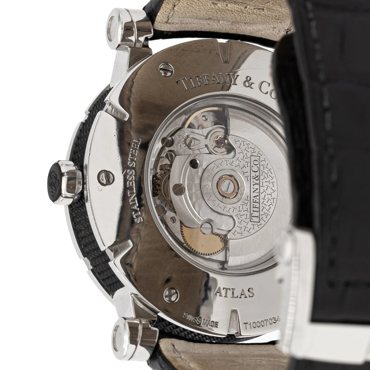 Montre Automatique TIFFANY & CO. "Atlas" En Acier 4 Montre Automatique TIFFANY & CO. "Atlas" En Acier – Image 4