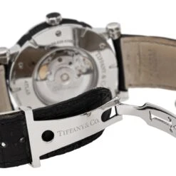 Montre Automatique TIFFANY & CO. "Atlas" En Acier 11 Montre Automatique TIFFANY & CO. "Atlas" En Acier -Castafiore Boutique tiffany co montre atlas acier 363562