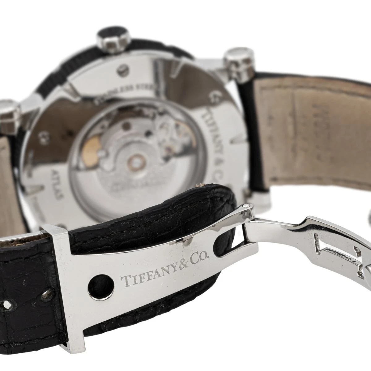 Montre Automatique TIFFANY & CO. "Atlas" En Acier 5 Montre Automatique TIFFANY & CO. "Atlas" En Acier – Image 5